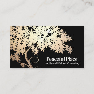 Carte De Visite Gold Tree of Life Wellness Counseling