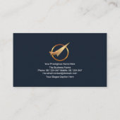 Carte De Visite Gold Up Sky Lines Aviation Logistics (Dos)