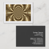 Carte De Visite Gold Vortex (bordé) (Devant / Derrière)