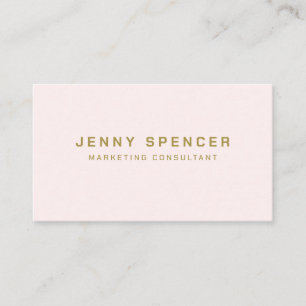 Carte De Visite Gold white Minimaliste QR Code Professionnel