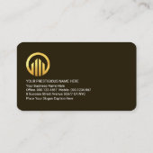 Carte De Visite Golden Arrows Moving Forward Manager (Dos)