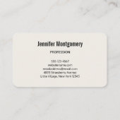 Carte De Visite Golden Bumble Bee avec un Motif de la Couronne (Dos)