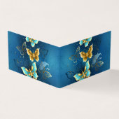 Carte De Visite Golden butterflies (Extérieur)