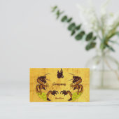 Carte de visite Golden Dragons (Debout devant)