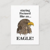 Carte De Visite Golden Eagle Head (Devant)