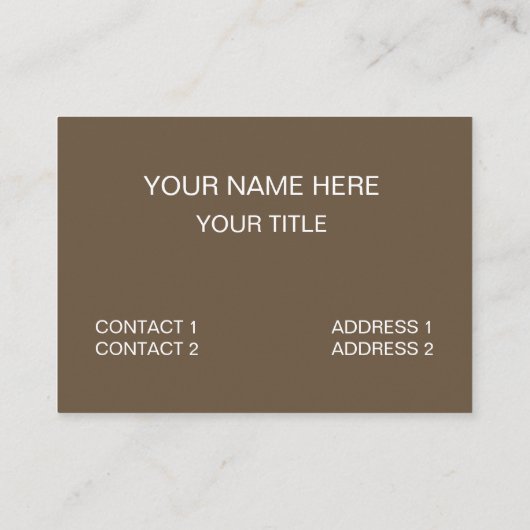 Carte De Visite Golden Eagle Head (Dos)