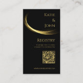 Carte De Visite Golden Elegance - Registre Mariage- (Devant)