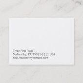 Carte De Visite Golden Fleur De Lis (Dos)