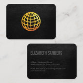 Carte De Visite Golden Globe | Exécutif (Devant / Derrière)