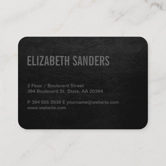 Carte De Visite Golden Globe | Exécutif (Dos)