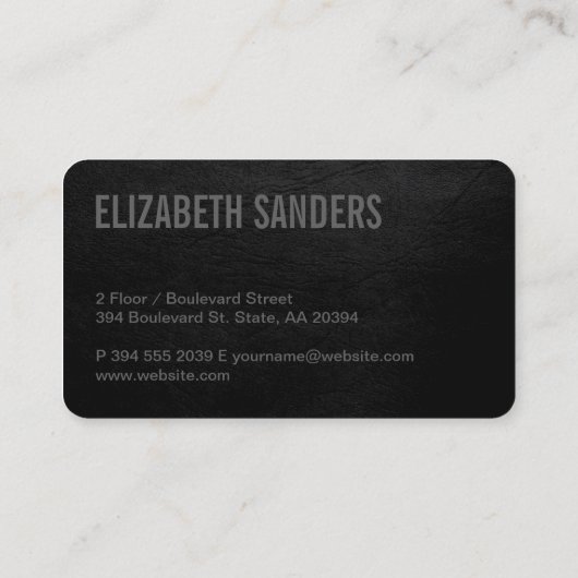 Carte De Visite Golden Globe | Exécutif (Dos)