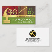 Carte De Visite Golden Hammer Timber Home Paysage (Devant / Derrière)