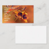 Carte De Visite Golden Lilies (Devant / Derrière)