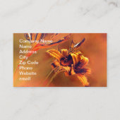 Carte De Visite Golden Lilies (Devant)