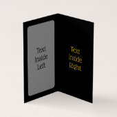 Carte De Visite Golden lyre (Intérieur)