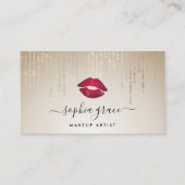 Carte De Visite Golden Rain Maquillage Artist Lièvres (Devant)