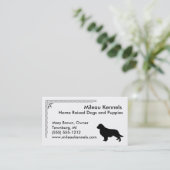 Carte De Visite Golden Retriever (Debout devant)