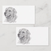 CARTE DE VISITE GOLDEN RETRIEVER (Devant / Derrière)