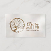 Carte De Visite Golden Sakura Tree - Pearl Blossom (Devant)