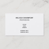 Carte De Visite Golden Scales of Justice Law Theme (Dos)