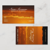 Carte de visite Golden Skies (Devant / Derrière)