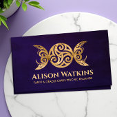 Carte De Visite Golden Triskele - Triple Moon