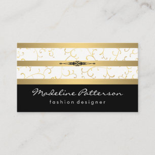 Carte De Visite Golden Vines Luxe Classic