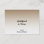 Carte De Visite Goldfinch ATC (Dos)