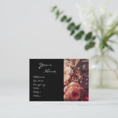 CARTE DE VISITE GOLDFINCH, ROSES ROSES ROSES ROSES ET BOUTEILLE (Debout devant)