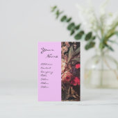 Carte De Visite GOLDFINY, ROSES ROSES ROSES ROSES ET Lilac Floral (Debout devant)