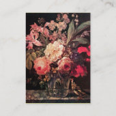 Carte De Visite GOLDFINY, ROSES ROSES ROSES ROSES ET Lilac Floral (Dos)