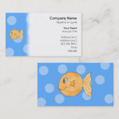 Carte De Visite Goldfish. (Devant / Derrière)
