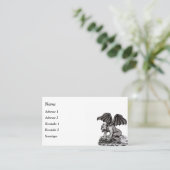 Carte De Visite Golem Gargoyle (Debout devant)