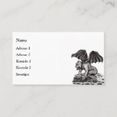 Carte De Visite Golem Gargoyle (Devant)