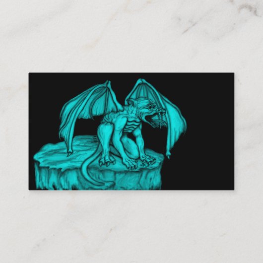 Carte de visite Golem Gargoyle (Dos)