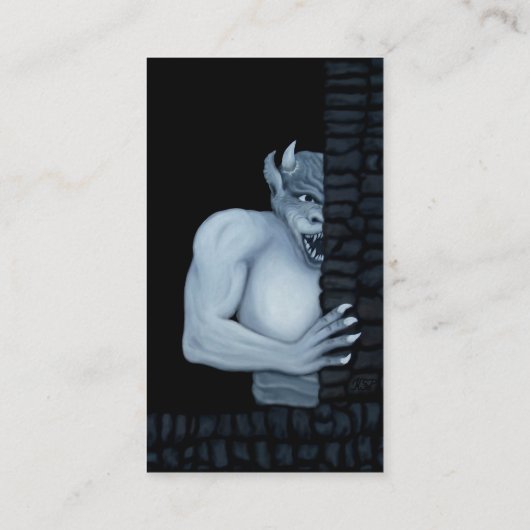 Carte De Visite Golem Gargoyle (Dos)