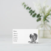 Carte De Visite Golem Gargoyle (Debout devant)