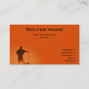 Carte de visite golf