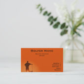 Carte de visite golf (Debout devant)