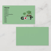 Carte De Visite Golf (Devant / Derrière)