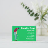Carte De Visite Golf (Debout devant)
