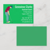 Carte De Visite Golf (Devant / Derrière)