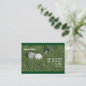 Carte de visite Golf (Debout devant)