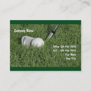 Carte de visite Golf