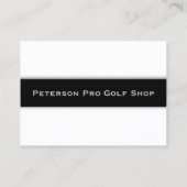 Carte De Visite Golf (Dos)