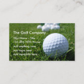Carte De Visite Golf Affaires Ou Services (Devant)