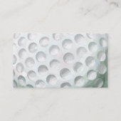 Carte De Visite Golf Ball Art (Dos)