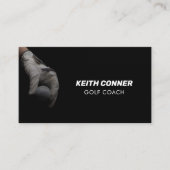 Carte De Visite Golf Ball Coach Noir (Devant)