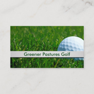 Carte De Visite Golf Ball Theme Sports