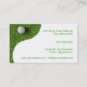 Carte De Visite Golf Business Card (Dos)